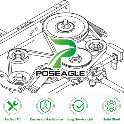 GX20335 Pulley for John Deere L130 L120 Z255 Z245 Lawn Tractors - color: A20 1xM155979