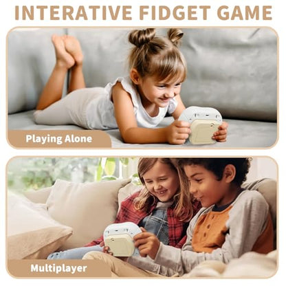 Intoypad Quick Push Pop Game Light Up Fidget Toy for Kids White - style: White