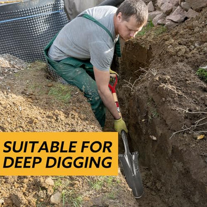 Drain Spade Root Saw Spades Garden Digging Shovel 44 inches - style: Garden