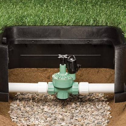 Orbit 57020P 1" FPT 100 Series Automatic Inline/Angle Sprinkler Valve with Flow Control - size: 1 Inch, style: Angle