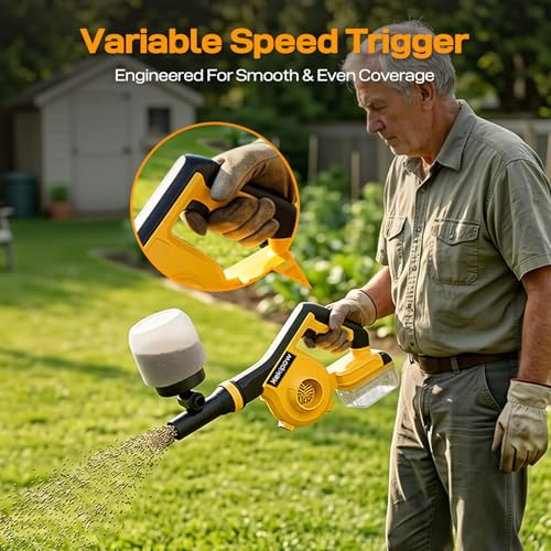 Cordless Handheld Spreader Compatible with Dewalt 20V Battery