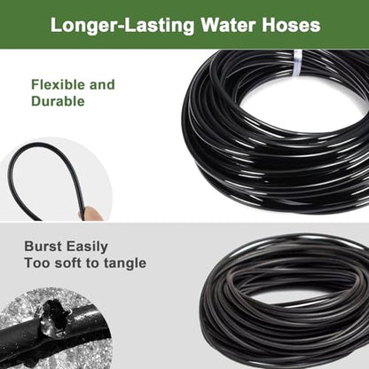 Drip Irrigation Kit for Garden, Quick-Connect Plant Watering System 250FT - size: 250FT