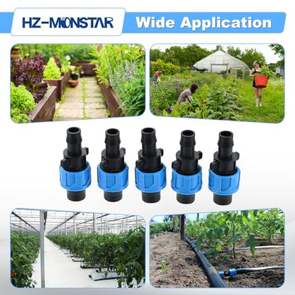 50Pcs Drip Tape Connector, Drip Tape Irrigation Fittings