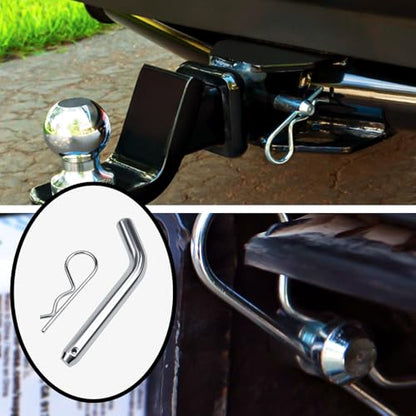 Cenipar Trailer Hitch Pin & Clip with Grooved Head, 5/8-in Diameter, Fits 2 or 2-1/2-in Receiver