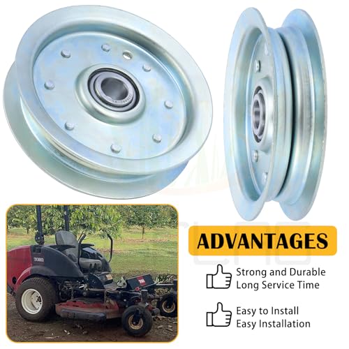 30224 Idler Pulley for Dixie Chopper 42", 50", 60" and 72" Decks - size: 1x30224W