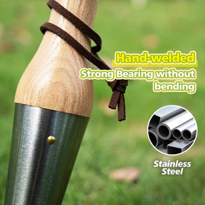 Hand Dibber – Precision Wood Handle Seed Dibber Garden Tool - size: 6''