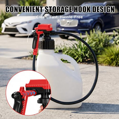 4.5GPM Cordless Fuel Transfer Pump with 51" PVC hose (Bare Tool)