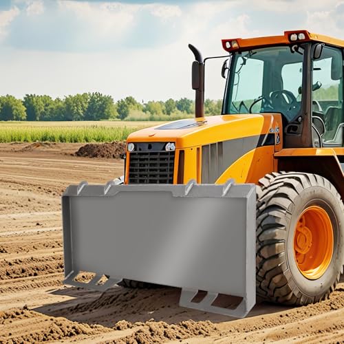 Universal Grade 50 Skid Steer Quick Tach Mount Plate, Reinforced Full MIG Weld Adapter, 1/4” 3/8” 1/2” Multi-Thickness Options, Dual Weld & Bolt Pre-Drilled Slots, Rustproof Powder Coat - style: 1/4"