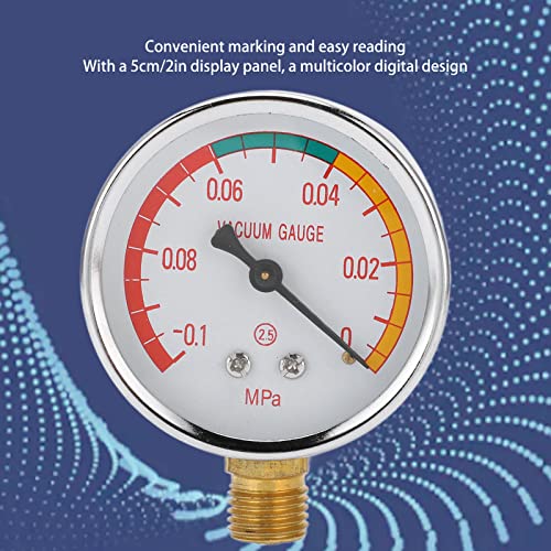 Zerodis Milking Machine Digital Vacuum Gauge, Multicolor Digital Design for Farm,