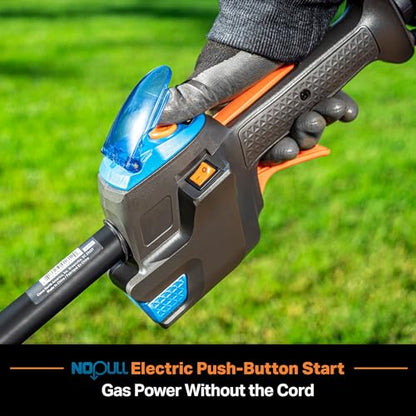 LawnMaster No-Pull 26cc 2 Cycle Engine 17'' Grass Trimmer, NPTGSP2617A - style: Straight Shaft 26CC 17Inch