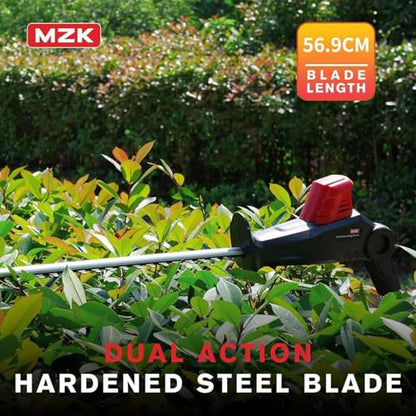 MZK 20V Cordless Hedge Trimmer, Bush & Shrub Cutter, 23-Inch Blade - size: 23in blade