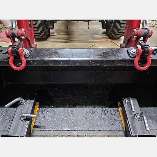 3/8 inch Tractor Bucket Grab Hook with 5/8 inch Tie Down D-Shackle