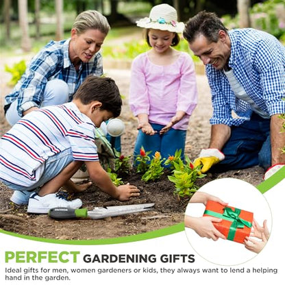 WORKPRO 5-in-1 Hand Weeder Puller, Stainless Steel Garden Trowel