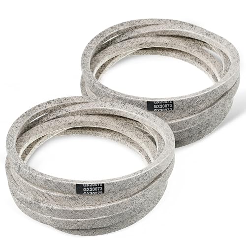 Dreyoo 2 Pack 42" Lawn Mower Deck Belt Compatible with John Deere Gx20072
