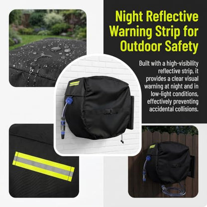Hose Reel Cover - Weather-Resistant Shield, Wall & Freestanding Reels