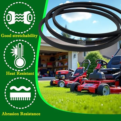 144959 Riding Mowers Deck Belt 42" for Craftsman LT1000 LT2000 LT3000 DYT4000 160855 130801 138255 Replaces Husqvarna Poulan AYP Lawn Mower 138255 532144959 532138255 - size: 144959