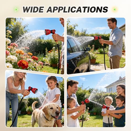 BILITOOLS Retractable Garden Water Hose Reel, 1/2" x 50 ft Wall Mount - size: 1/2" x 50FT