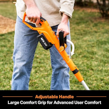 LawnMaster 24V Max 10" Cordless String Trimmer Weed Eater, CLGT2410S - style: 10-Inch