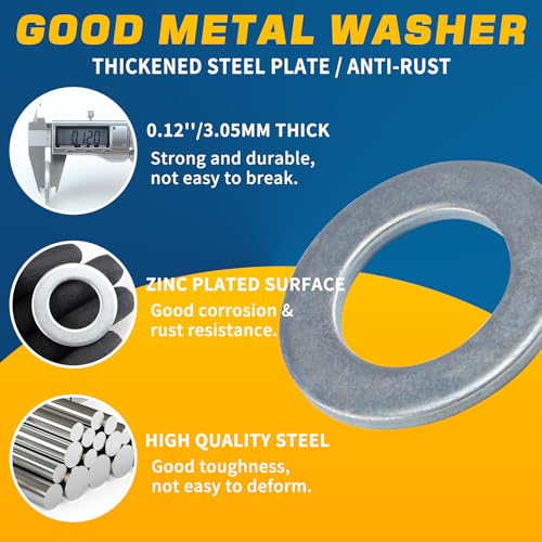 2Sets 1'' Trailer Axle Nut Kits Galvanized for 1'' Thread Spindle - color: KIT#8 (2Set 1'' Trailer Axle Nut Kit)