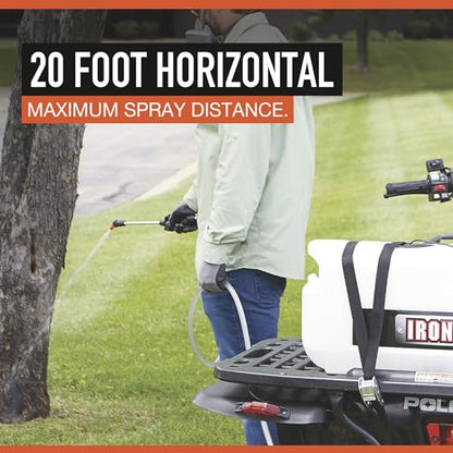 Ironton 12V Sprayer Pump, 8-Gallon, 1 GPM, 12V, 12ft. Vertical Spray Reach - size: 8 Gallon