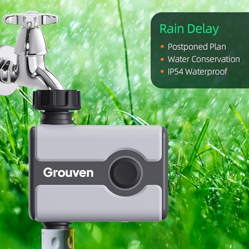 WiFi Sprinkler Timer Brass Inlet APP Remote Control Smart Irrigation System - style: WIFI 1 outlet