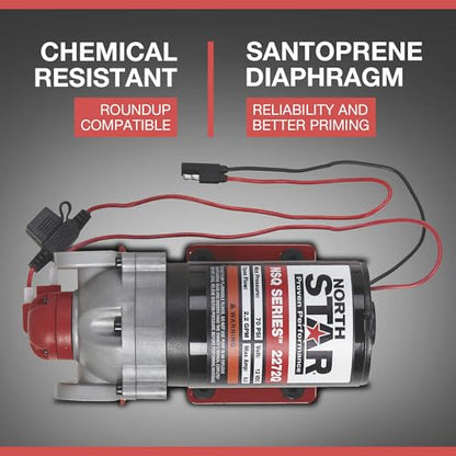 NorthStar NSQ 12V On-Demand Sprayer Pump, 2.2 GPM, Quick-Connect Ports