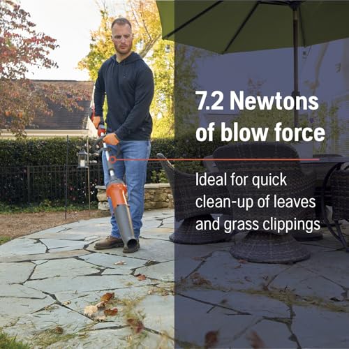 Husqvarna DB110 Leaf Blower Attachment, FLXi Compatible Battery Powered Leaf Blower Attachment, Hook Included for Easy Storage - size: FLXi Blower