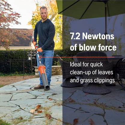 Husqvarna DB110 Leaf Blower Attachment, FLXi Compatible Battery Powered Leaf Blower Attachment, Hook Included for Easy Storage - size: FLXi Blower