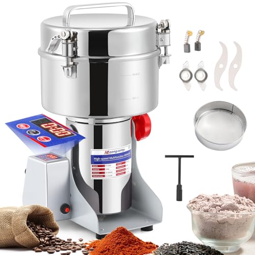 Moongiantgo 2500g LED Digital Grain Mill Electric Spice Grinder