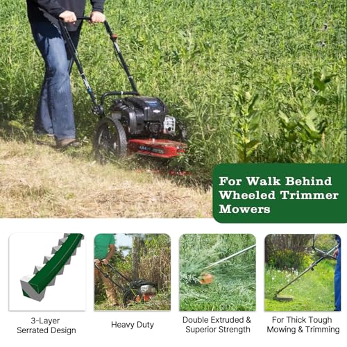 Anleolife .140" Sawtooth Trimmer Line for Walk-Behind Mowers, 108ft 1 lb - color: 1-lb Sawtooth .140