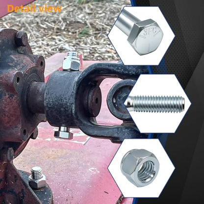 500101 Shear Bolt for Bush Hog/King Kutter 1/2" x3-1/2