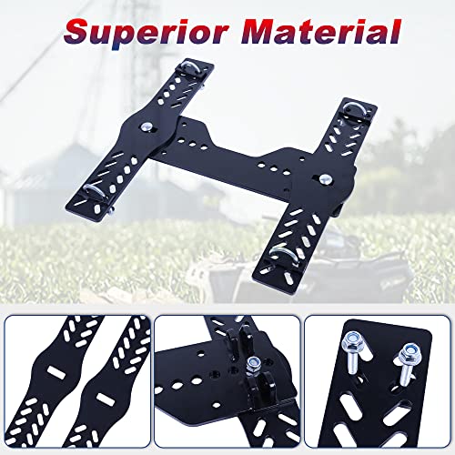 ELITEWILL Universal Atv Snow Plow Mount Bracket with Black Powder Coating Replace OEM #105745 & #10-5745