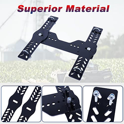 ELITEWILL Universal Atv Snow Plow Mount Bracket with Black Powder Coating Replace OEM #105745 & #10-5745