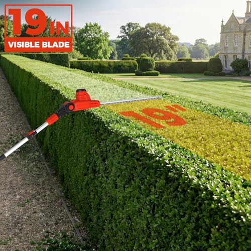 SHOHO Pole Hedge Trimmer Cordless Compatible with Milwaukee M18 Battery