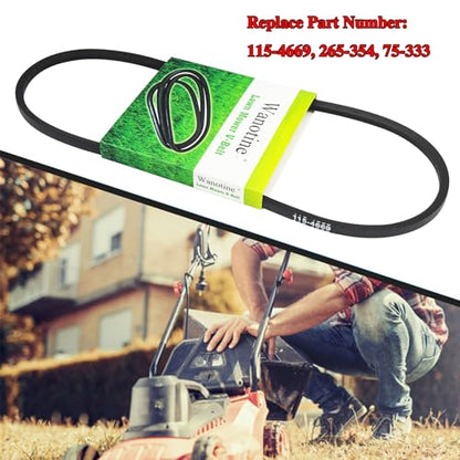 115-4669 V-Belt 3/8" x 33 1/4" Replaces Toro Recycler 22'' Drive Belt for Toro 20332, 20333, 20334, 20337, 20353, 20372, 20373, 20374 Lawn Mowers, Replaces 115-4669 Drive Belt (1-Pack)