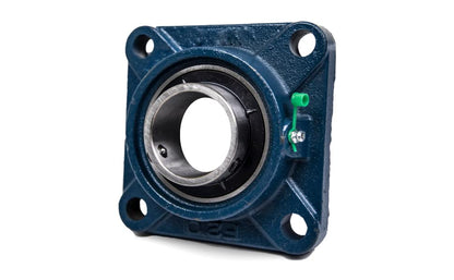 Jeremywell UCF205-16 Pillow Block Bearing (2 Pack), 1 inch Bore, 4-Bolt Flange Mounted, Solid Base, Self-Alignment, Square - size: UCF205-16