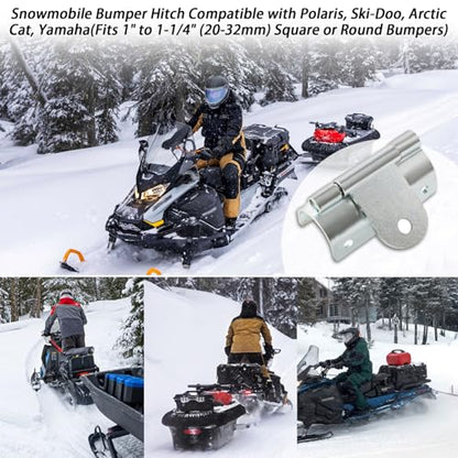 1Pc 12-101 Snowmobile Bumper Hitch,Metal,Fracture Resistance