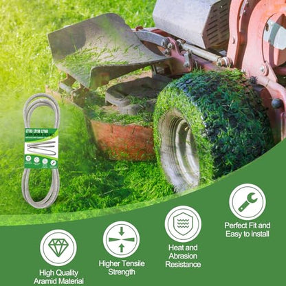 M126536 Mower Deck Belt for John Deere LT155 LT133 LT150 LT160 - size: 114" X ½