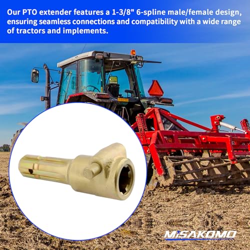 PTO Extender PTO Shaft Extension for Tractor for 70HP 1-3/8" & 6 Spline