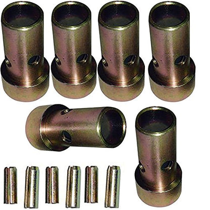 Set of (3) Category II Quick Hitch Bushings & Roll Pins Kits Fits CAT 2