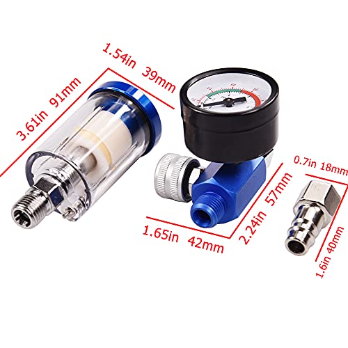 1/4" Air Compressor Oil Water Separator for Spray Gun