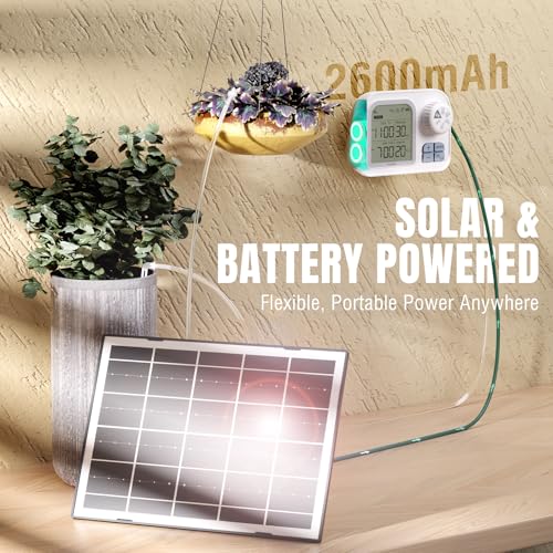 Raddy WS-7 Solar Drip Irrigation Kit, Auto Soil Moisture Sensor