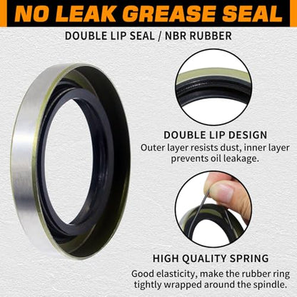 4pcs Trailer Hub 10-36 Grease Seals 22333TB 2.25'' ID x 3.376'' OD