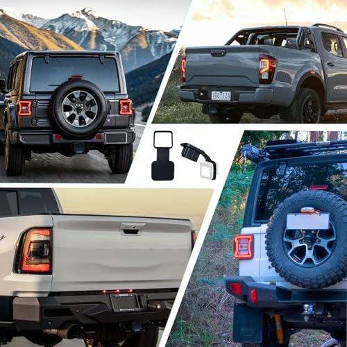 BFXM Trailer Hitch Covers, Tow Hitch Covers, Rubber Hitch Covers 2 Inch
