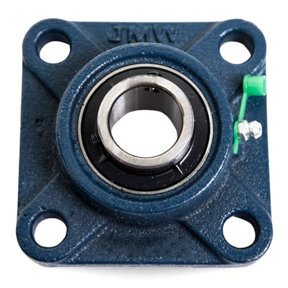 Jeremywell UCF202-10 Pillow Block Bearing (2 Pack), 5/8 inch Bore, Square, 4-Bolt Flange Mounted, Solid Base, Self-Alignment - size: UCF202-10