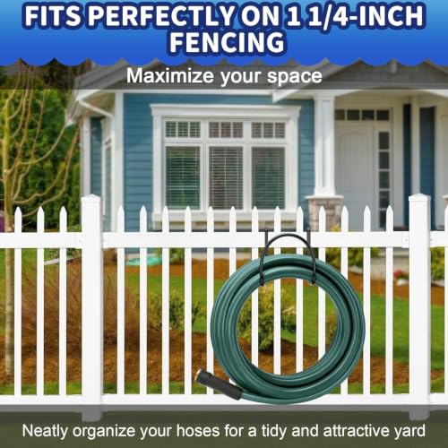 Garden Hose Holde, Heavy Duty Hose Holder for Fence