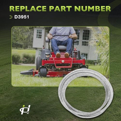 D3951 Mower Deck Belt Fits Country Clipper Avenue Boulevard with 60" Deck - size: D3951