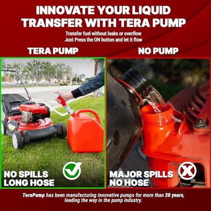 TERA PUMP Automatic Battery Powered Liquid Transfer Pump - style: Basic Stick Pump (D)