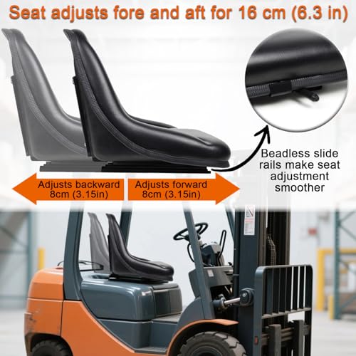 Universal Tractor Seat, Forklift Replacement Seat