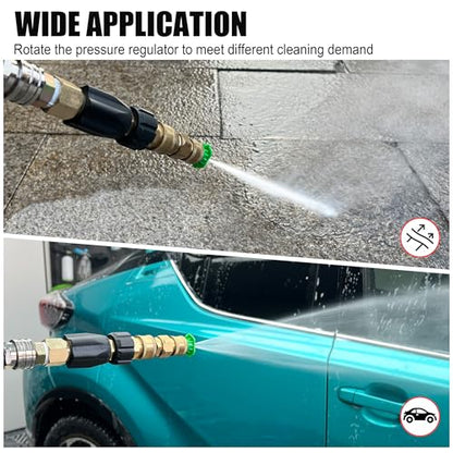 JOEJET Adjustable Pressure Washer Regulator, M22 Connector, 4000 PSI